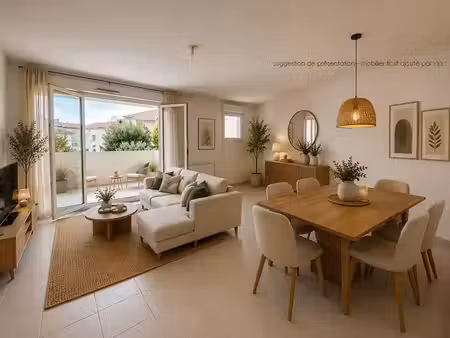 vente appartement 4 pièces 85m2 voiron 38500 - 269000 € - surface privée