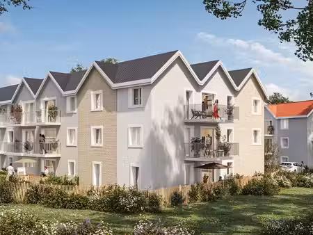 vente programme neuf t2  t3 38 à 57 m² monts (37260)