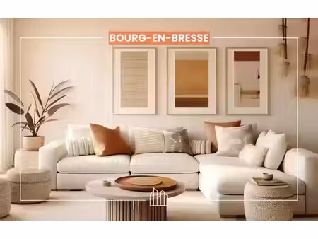 vente appartement neuf 2 pièces 62m2 bourg-en-bresse - 189000 € - surface privée