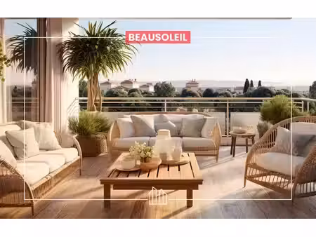 vente appartement neuf 4 pièces 81m2 beausoleil - 870000 € - surface privée