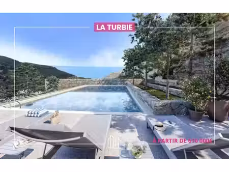 vente appartement neuf 4 pièces 97m2 la turbie - 850000 € - surface privée