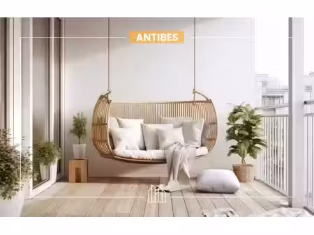 vente appartement neuf 3 pièces 71m2 antibes - 500000 € - surface privée