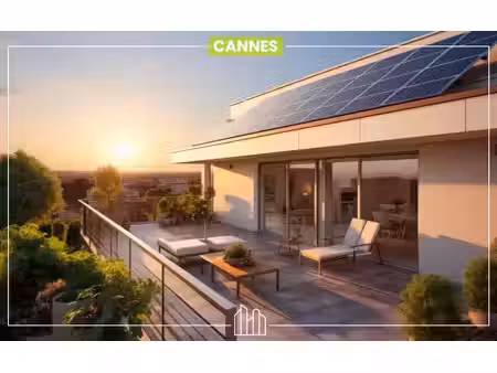 vente appartement neuf 3 pièces 56m2 cannes - 370000 € - surface privée