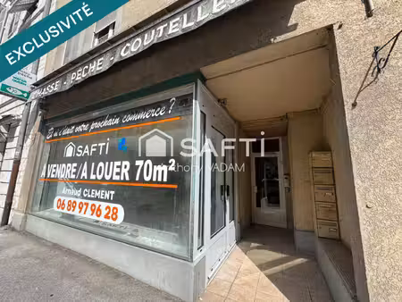 local commercial – cœur de salins-les-bains