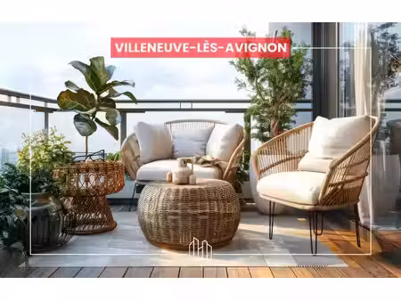 vente appartement neuf 4 pièces 88m2 villeneuve-lès-avignon - 369900 € - surface privée