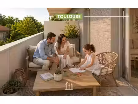vente appartement neuf 3 pièces 67m2 toulouse - 344000 € - surface privée
