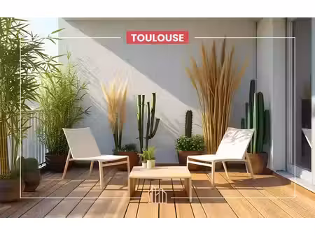 vente appartement neuf 2 pièces 46m2 toulouse - 232000 € - surface privée