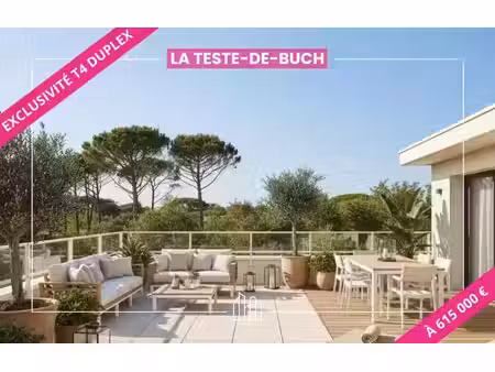 vente appartement neuf 4 pièces 116m2 la teste-de-buch - 615000 € - surface privée