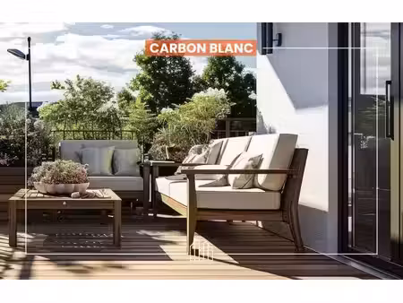 vente appartement neuf 3 pièces 68m2 carbon-blanc - 255600 € - surface privée