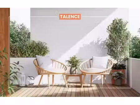 vente appartement neuf 3 pièces 57m2 talence - 285000 € - surface privée