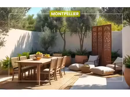 vente maison neuf 4 pièces 80m2 montpellier - 399900 € - surface privée