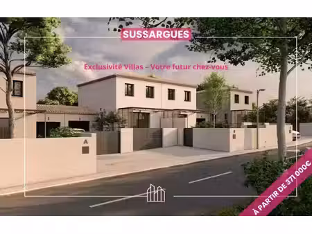 vente maison neuf 4 pièces 82m2 sussargues - 371000 € - surface privée