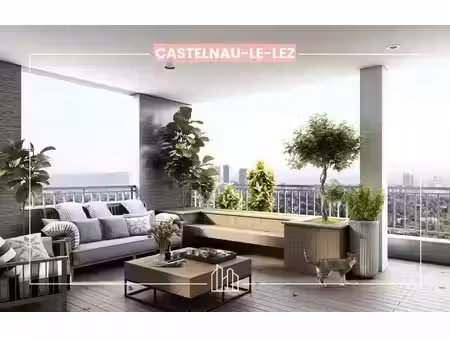 vente appartement neuf 4 pièces 44m2 castelnau-le-lez - 229000 € - surface privée