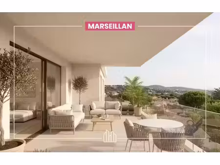 vente appartement neuf 2 pièces 39m2 marseillan - 179000 € - surface privée
