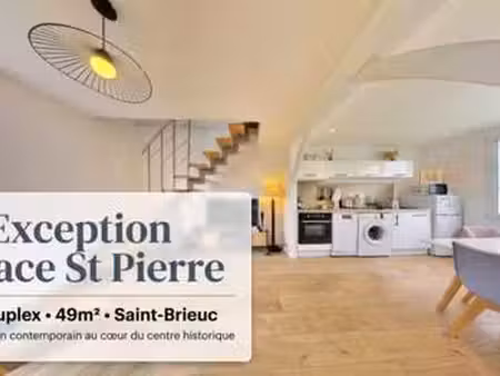 location appartement 3 pièces meublé à saint-brieuc centre ville  charner  ste thérèse (22