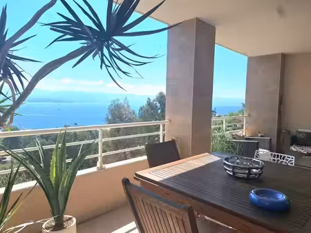 immobilier de prestige : appartement t3/t4 128m2 vue mer parc berthaud