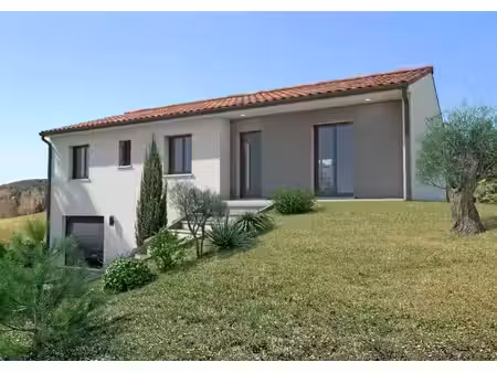 terrain avec maison neuve à vendre