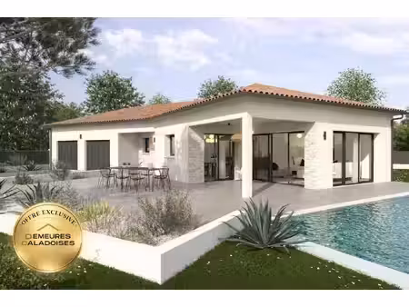 terrain avec maison neuve à vendre