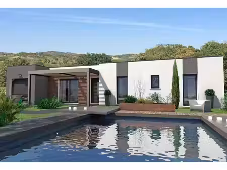 terrain avec maison neuve à vendre