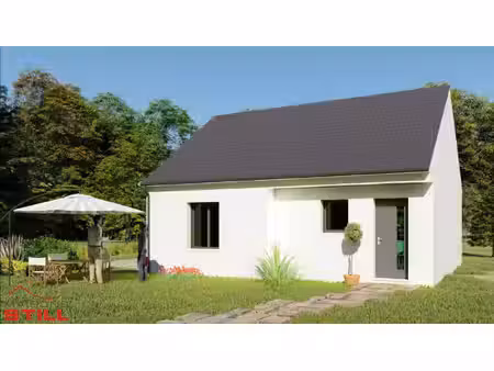 terrain avec maison neuve à vendre