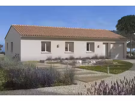 terrain avec maison neuve à vendre