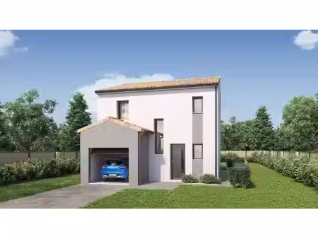 terrain avec maison neuve à vendre