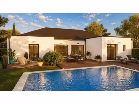 terrain avec maison neuve à vendre