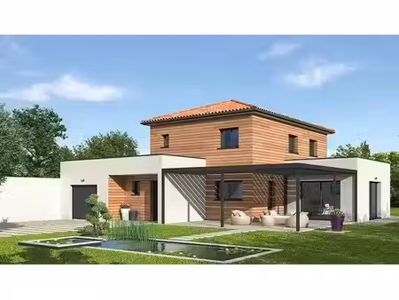 terrain avec maison neuve à vendre