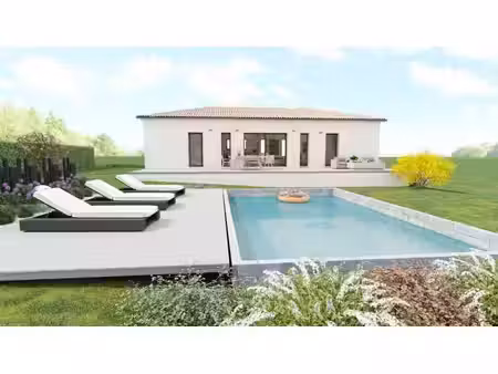 terrain avec maison neuve à vendre