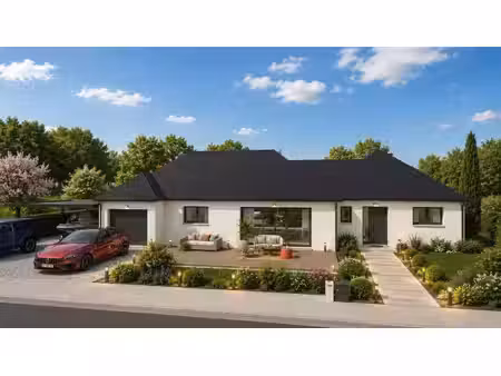 terrain avec maison neuve à vendre