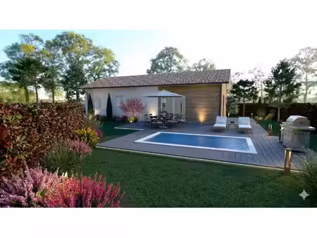 terrain avec maison neuve à vendre