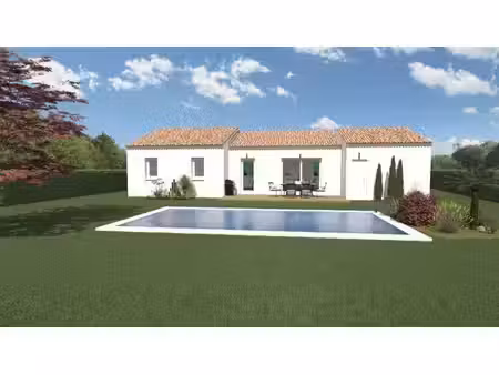 terrain avec maison neuve à vendre