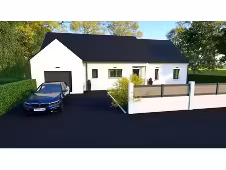 terrain avec maison neuve à vendre
