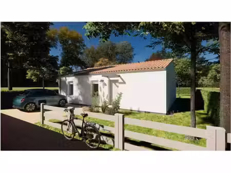 terrain avec maison neuve à vendre