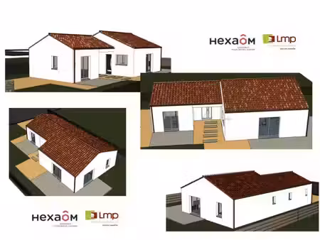 terrain avec maison neuve à vendre