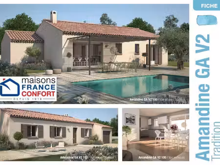 terrain avec maison neuve à vendre