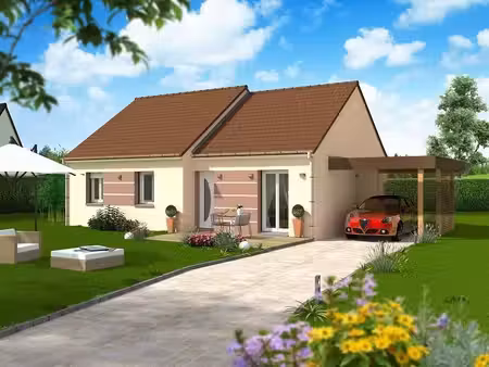 terrain avec maison neuve à vendre