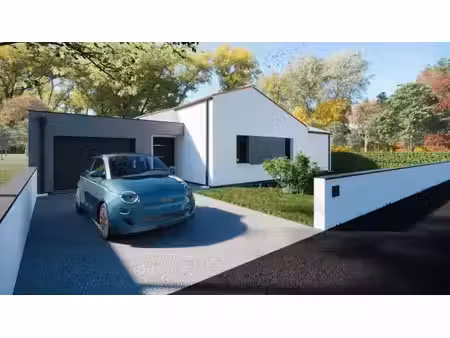 terrain avec maison neuve à vendre