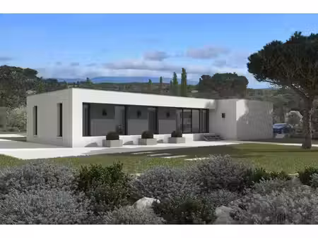 terrain avec maison neuve à vendre