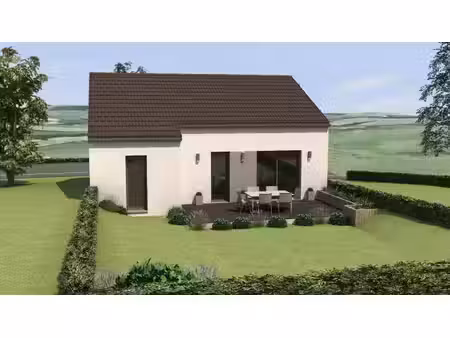terrain avec maison neuve à vendre