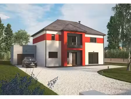 terrain avec maison neuve à vendre