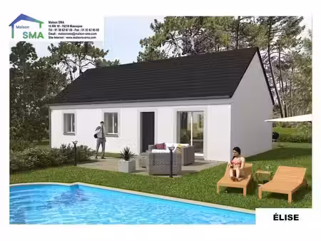 terrain avec maison neuve à vendre