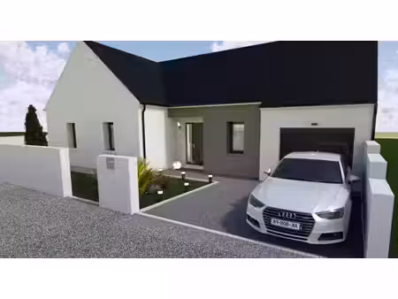 terrain avec maison neuve à vendre