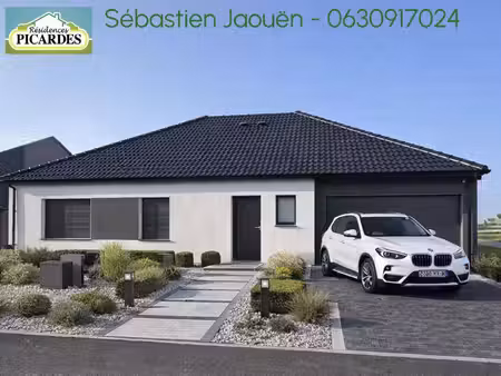 terrain avec maison neuve à vendre