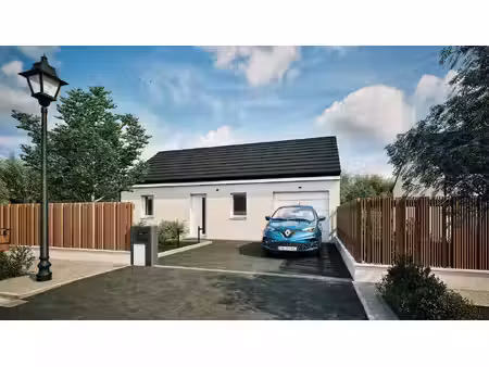 terrain avec maison neuve à vendre