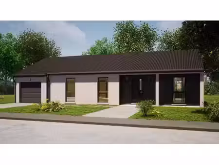 terrain avec maison neuve à vendre