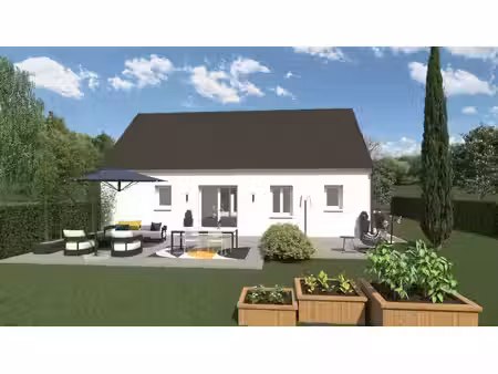 terrain avec maison neuve à vendre