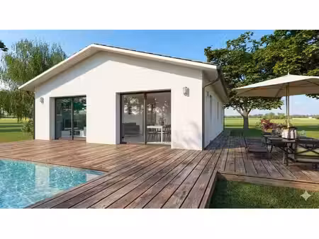 terrain avec maison neuve à vendre
