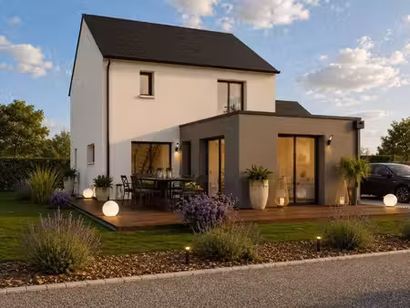 terrain avec maison neuve à vendre