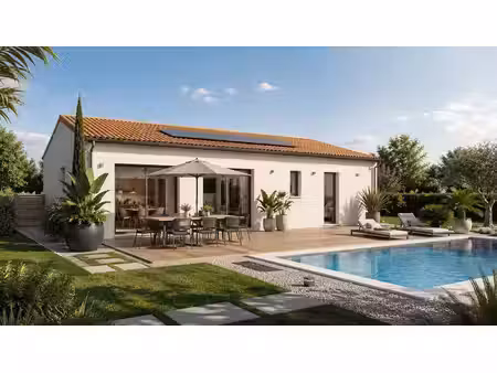 terrain avec maison neuve à vendre